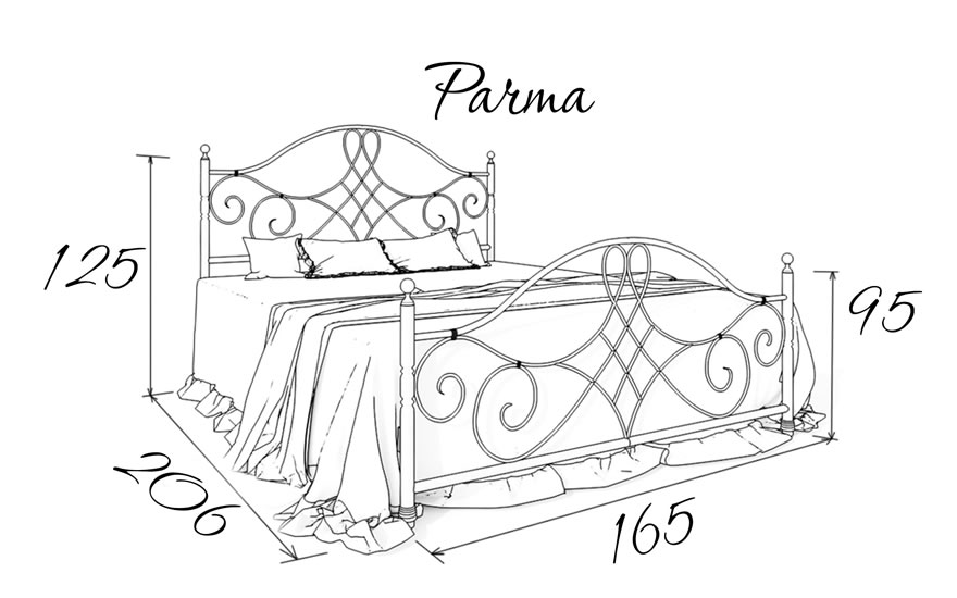 Кровать  Парма