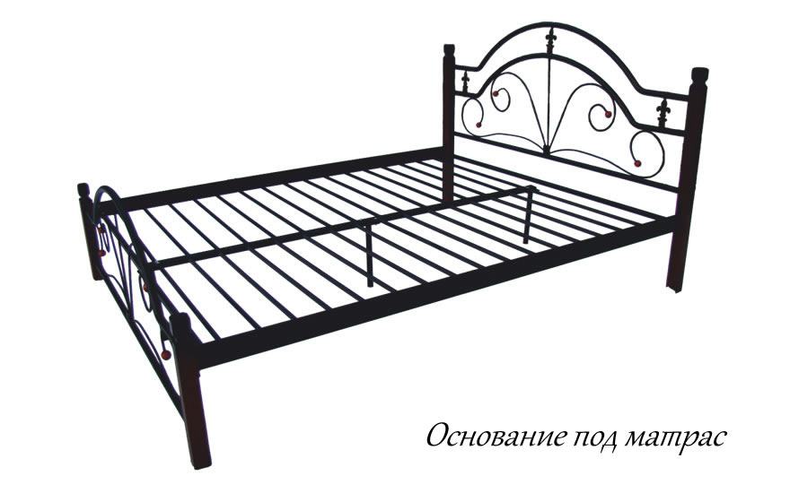 Кровать Анжелика деревянные ножки