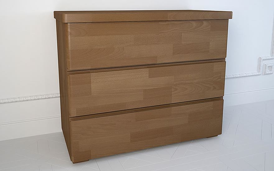 Комод  Регина Сосна 3 ящика