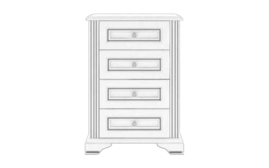 Комод Вайт 4S/60