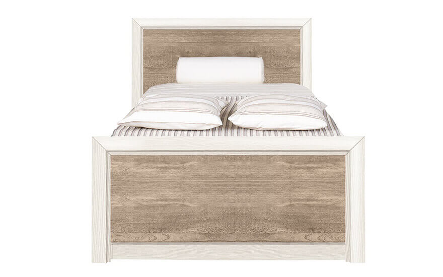 Кровать Коен II 90 дуб корабельный с основанием