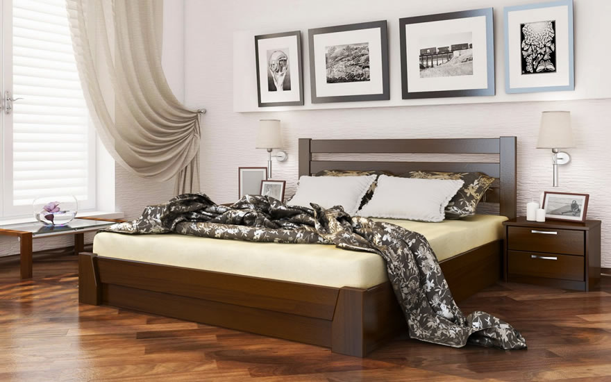 Кровать Селена с механизмом Бук массив