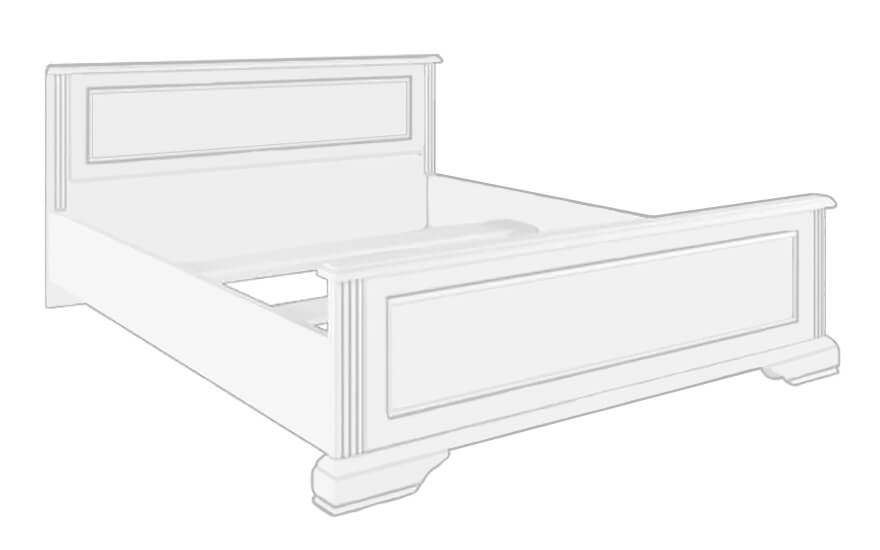 Ліжко Вайт 160 без основи