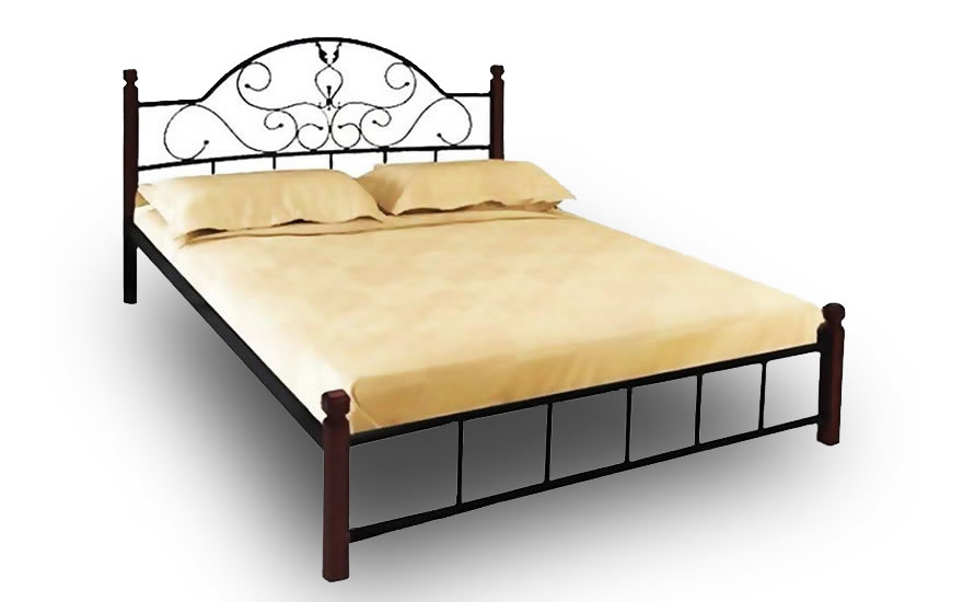 Кровать Анжелика деревянные ножки