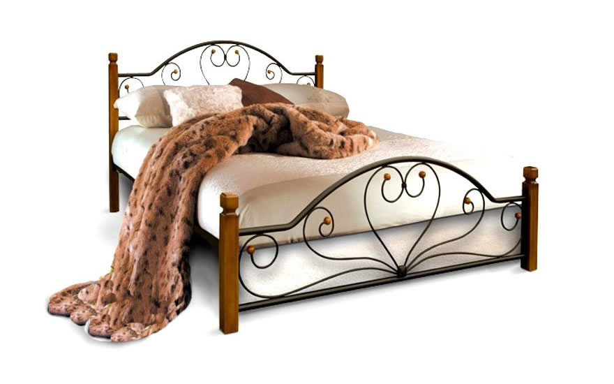 Кровать Джоконда деревянные ножки