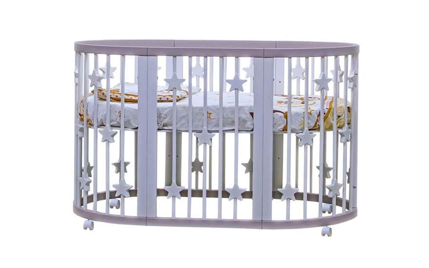 Кроватка-трансформер Звезды