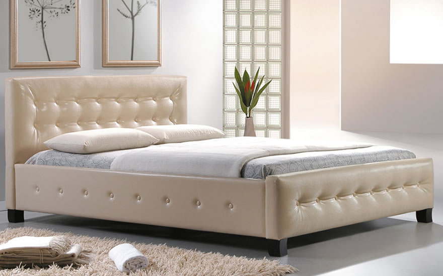 Ліжко Barcelona Кремовий