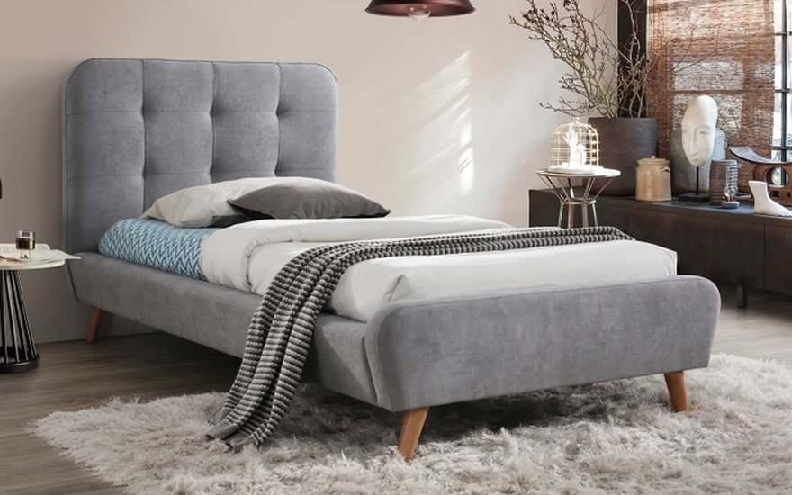 Ліжко Tiffany 90 Сірий