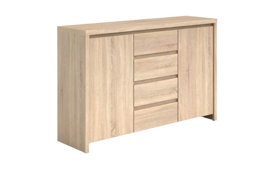 Шкафчик Каспиан дуб сонома KOM 2D4S