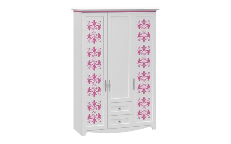 Шкаф детский Николь 3дв+2я Н29