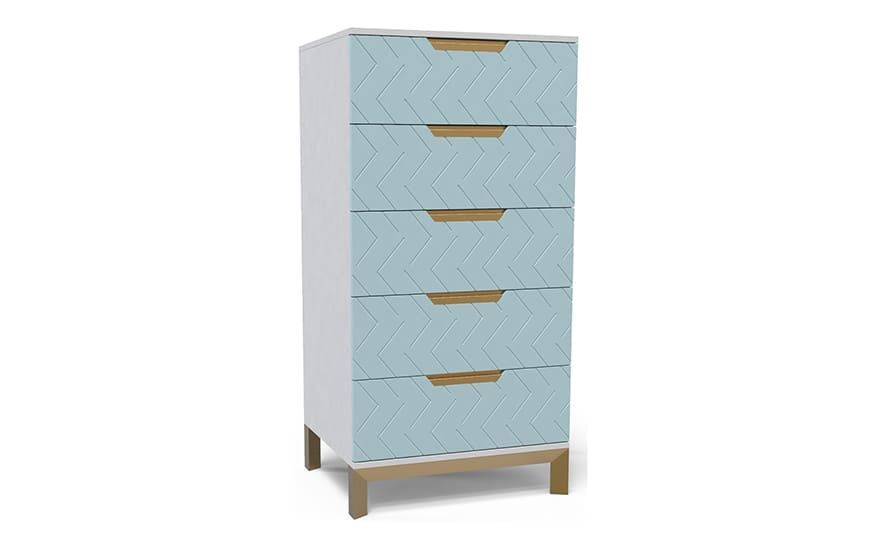 Комод Swan 120, голубая лагуна