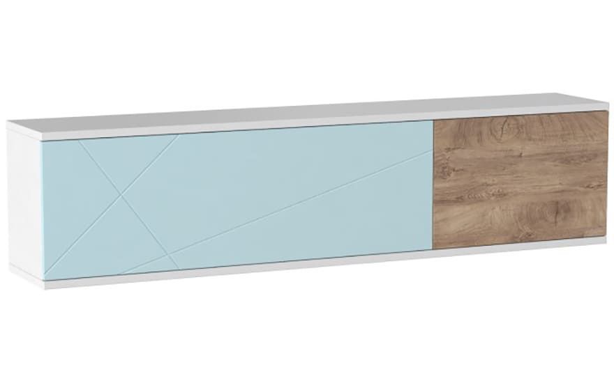 Полка-шкаф навесная Picassa, голубая лагуна